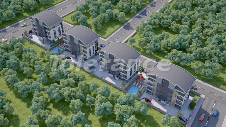 Квартира от застройщика в Дошемеалты, Анталия с бассейном в рассрочку: купить недвижимость в Турции - 102007