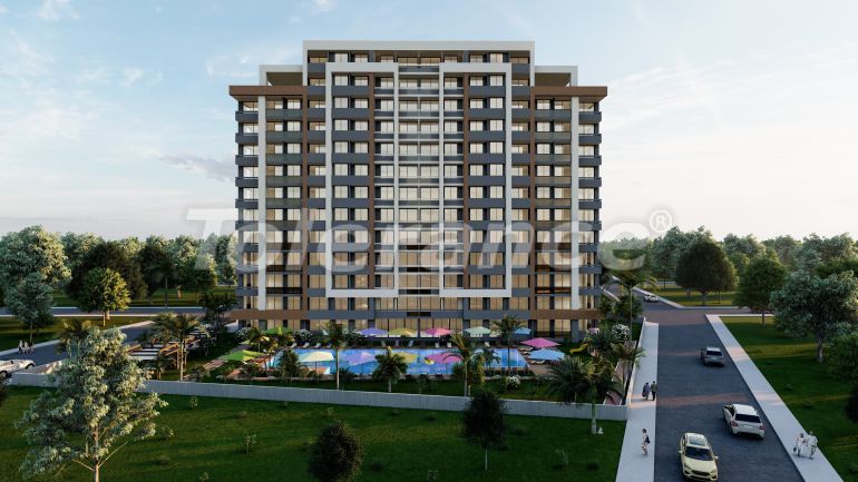 Квартира от застройщика в Эрдемли, Мерсин с бассейном в рассрочку: купить недвижимость в Турции - 110012