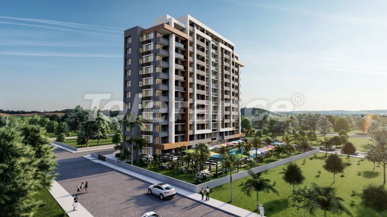 Квартира от застройщика в Эрдемли, Мерсин с бассейном в рассрочку: купить недвижимость в Турции - 110046