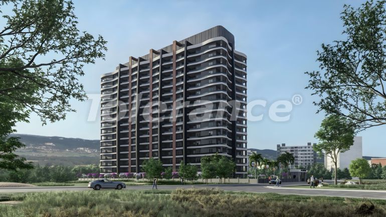 Квартира в Эрдемли, Мерсин вид на море с бассейном: купить недвижимость в Турции - 138237