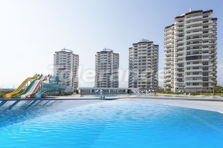 Квартира от застройщика в Эрдемли, Мерсин вид на море с бассейном: купить недвижимость в Турции - 42314