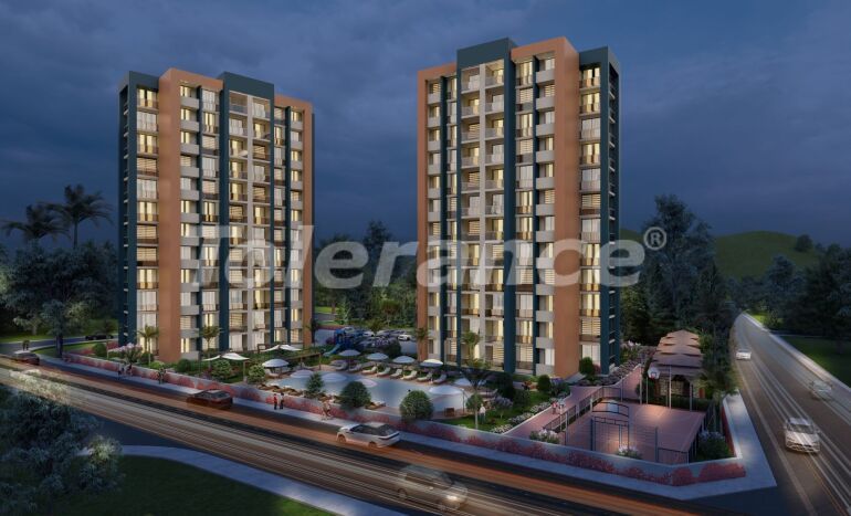 Квартира от застройщика в Эрдемли, Мерсин вид на море с бассейном в рассрочку: купить недвижимость в Турции - 58383