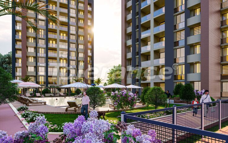 Квартира от застройщика в Эрдемли, Мерсин вид на море с бассейном в рассрочку: купить недвижимость в Турции - 58384