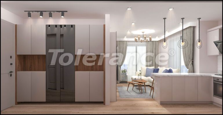 Квартира от застройщика в Эрдемли, Мерсин вид на море с бассейном: купить недвижимость в Турции - 58449