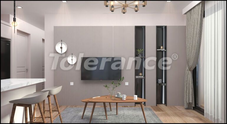 Квартира от застройщика в Эрдемли, Мерсин вид на море с бассейном: купить недвижимость в Турции - 58452