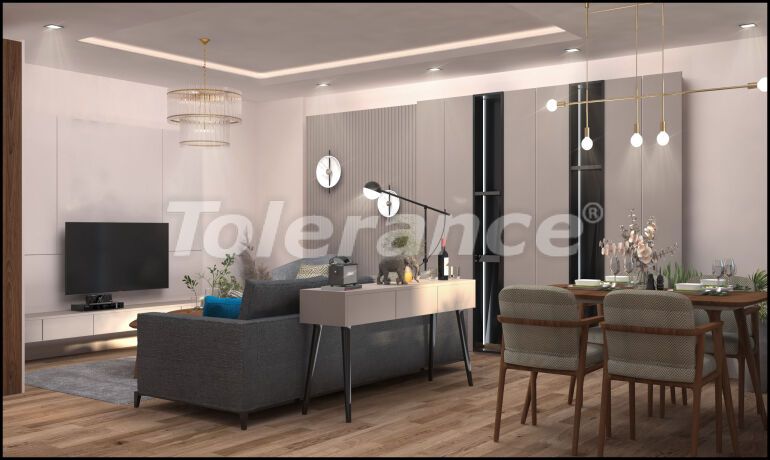 Квартира от застройщика в Эрдемли, Мерсин вид на море с бассейном: купить недвижимость в Турции - 58457