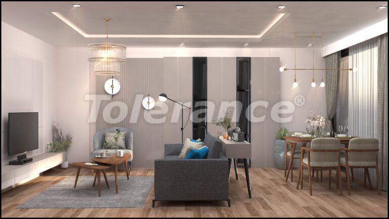 Квартира от застройщика в Эрдемли, Мерсин вид на море с бассейном: купить недвижимость в Турции - 58458