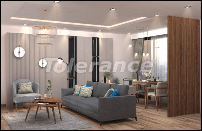 Квартира от застройщика в Эрдемли, Мерсин вид на море с бассейном: купить недвижимость в Турции - 58459