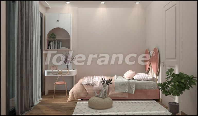 Квартира от застройщика в Эрдемли, Мерсин вид на море с бассейном: купить недвижимость в Турции - 58468