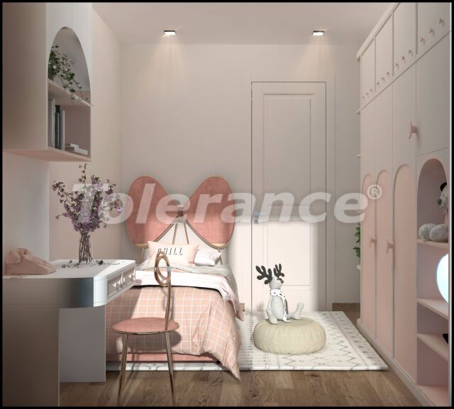 Квартира от застройщика в Эрдемли, Мерсин вид на море с бассейном: купить недвижимость в Турции - 58469