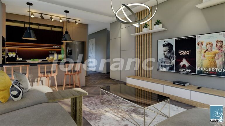 Квартира от застройщика в Эрдемли, Мерсин вид на море с бассейном в рассрочку - 59949 Квартира от застройщика в Эрдемли, Мерсин вид на море с бассейном в рассрочку: купить недвижимость в Турции - 59949