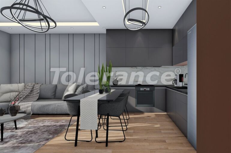 Квартира от застройщика в Эрдемли, Мерсин вид на море с бассейном в рассрочку - 59957 Квартира от застройщика в Эрдемли, Мерсин вид на море с бассейном в рассрочку: купить недвижимость в Турции - 59957