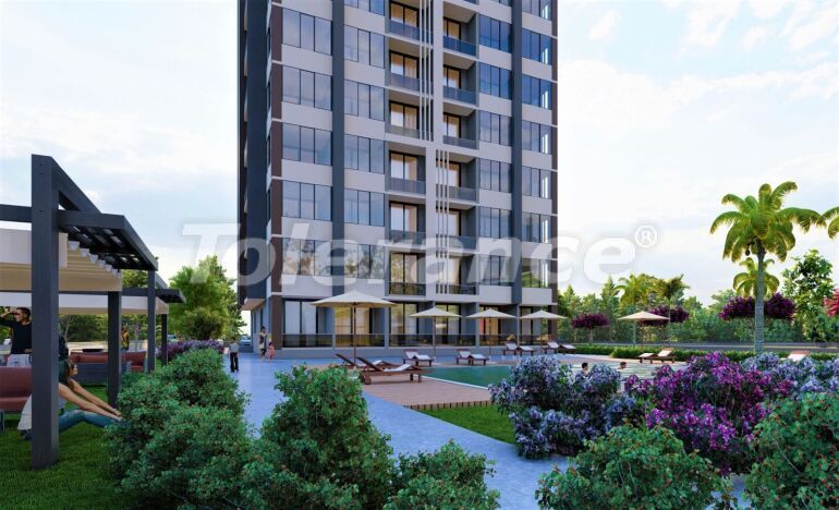 Квартира от застройщика в Эрдемли, Мерсин вид на море с бассейном в рассрочку - 59963 Квартира от застройщика в Эрдемли, Мерсин вид на море с бассейном в рассрочку: купить недвижимость в Турции - 59963