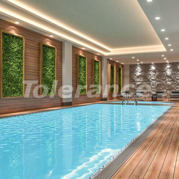 Квартира от застройщика в Эрдемли, Мерсин вид на море с бассейном: купить недвижимость в Турции - 61275