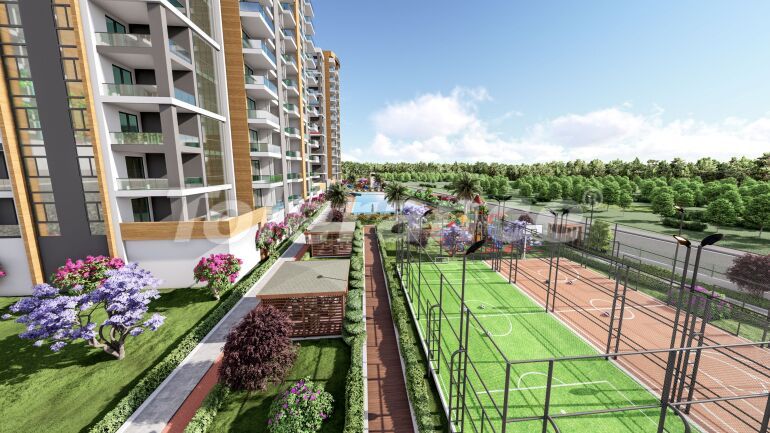 Квартира от застройщика в Эрдемли, Мерсин вид на море с бассейном: купить недвижимость в Турции - 61287