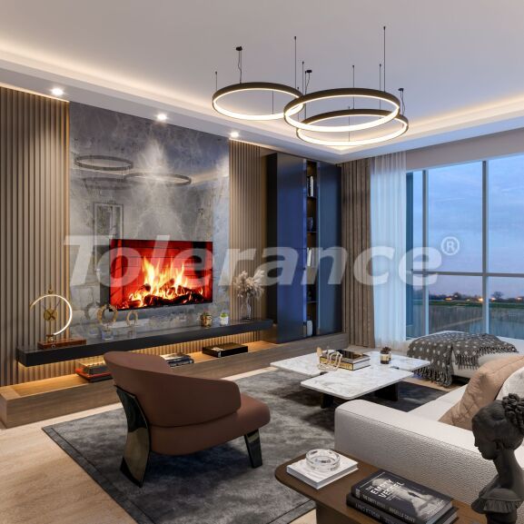 Квартира от застройщика в Эрдемли, Мерсин вид на море с бассейном: купить недвижимость в Турции - 61291