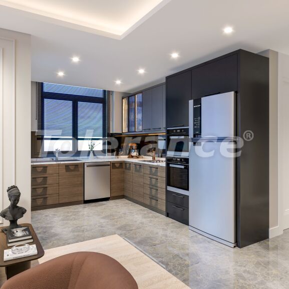 Квартира от застройщика в Эрдемли, Мерсин вид на море с бассейном: купить недвижимость в Турции - 61292