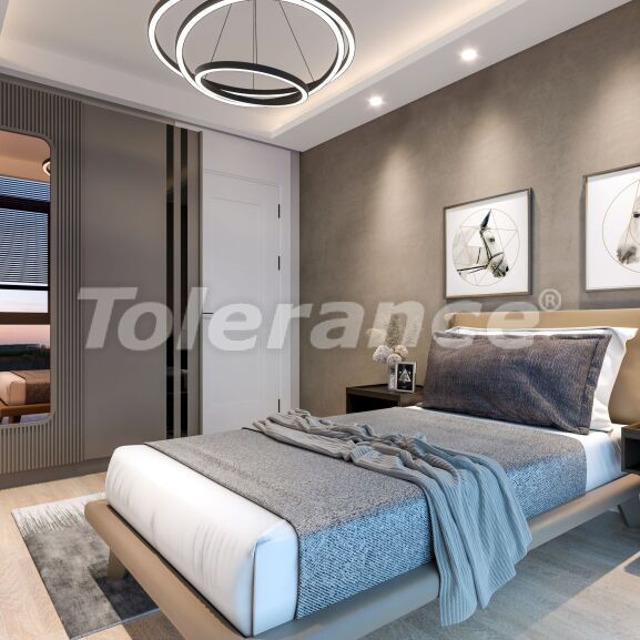 Квартира от застройщика в Эрдемли, Мерсин вид на море с бассейном: купить недвижимость в Турции - 61298