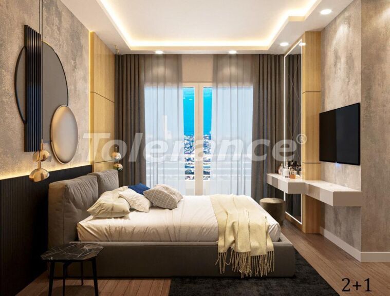 Квартира от застройщика в Эрдемли, Мерсин вид на море с бассейном в рассрочку: купить недвижимость в Турции - 61358