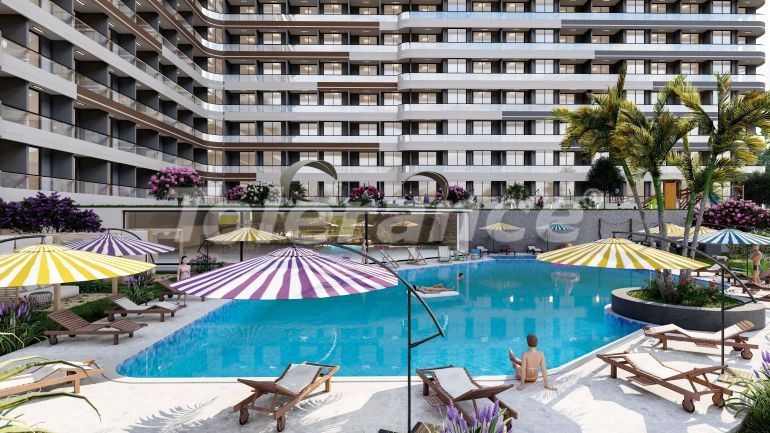 Квартира от застройщика в Эрдемли, Мерсин с бассейном в рассрочку: купить недвижимость в Турции - 67863