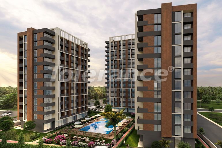 Квартира от застройщика в Эрдемли, Мерсин с бассейном: купить недвижимость в Турции - 94831