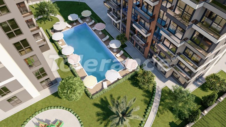 Квартира от застройщика в Эрдемли, Мерсин с бассейном: купить недвижимость в Турции - 95684