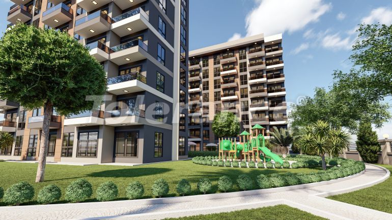 Квартира от застройщика в Эрдемли, Мерсин с бассейном: купить недвижимость в Турции - 95687