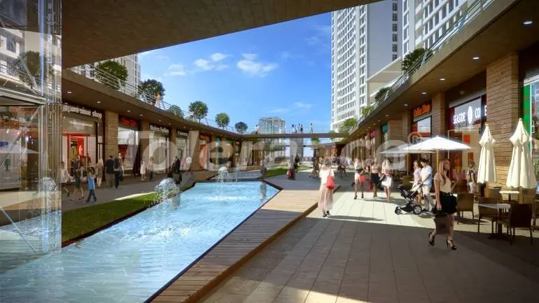 Квартира в Эсеньюрт, Стамбул вид на море с бассейном: купить недвижимость в Турции - 24079