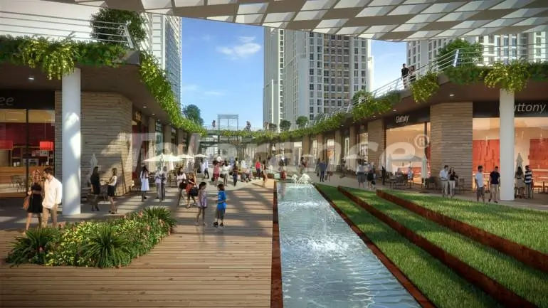 Квартира в Эсеньюрт, Стамбул вид на море с бассейном: купить недвижимость в Турции - 24081