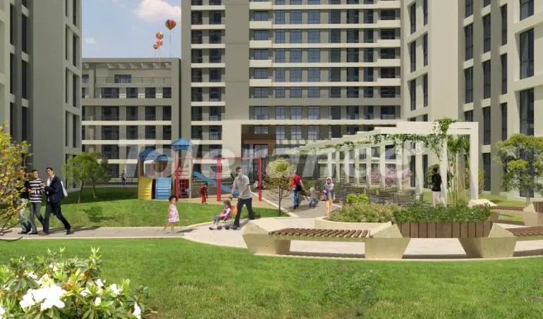 Квартира в Эсеньюрт, Стамбул вид на море с бассейном: купить недвижимость в Турции - 24082