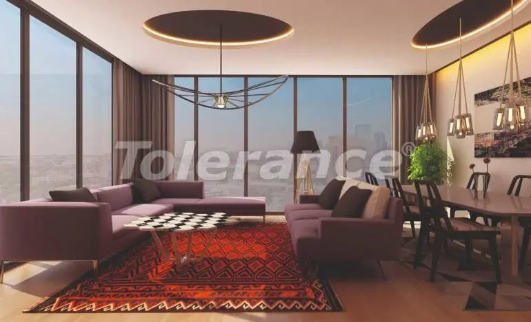 Квартира от застройщика в Эсеньюрт, Стамбул вид на море с бассейном: купить недвижимость в Турции - 25709