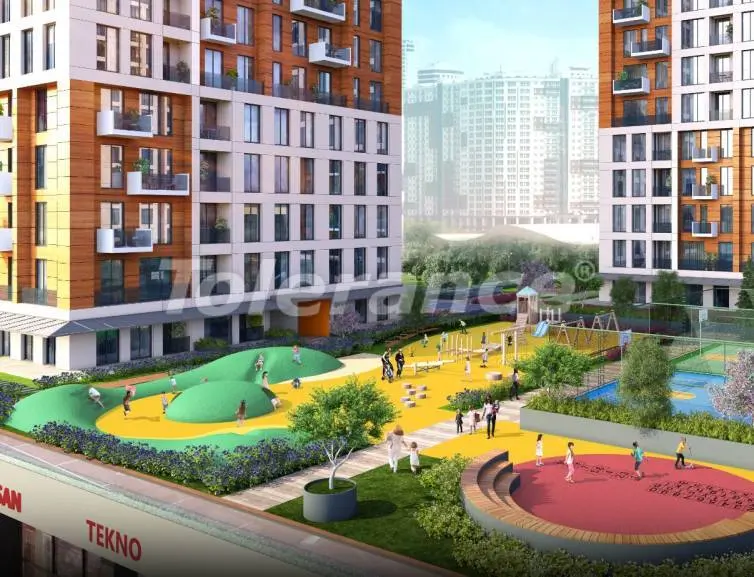 Квартира от застройщика в Эсеньюрт, Стамбул с бассейном - 31960 Квартира от застройщика в Эсеньюрт, Стамбул с бассейном: купить недвижимость в Турции - 31960