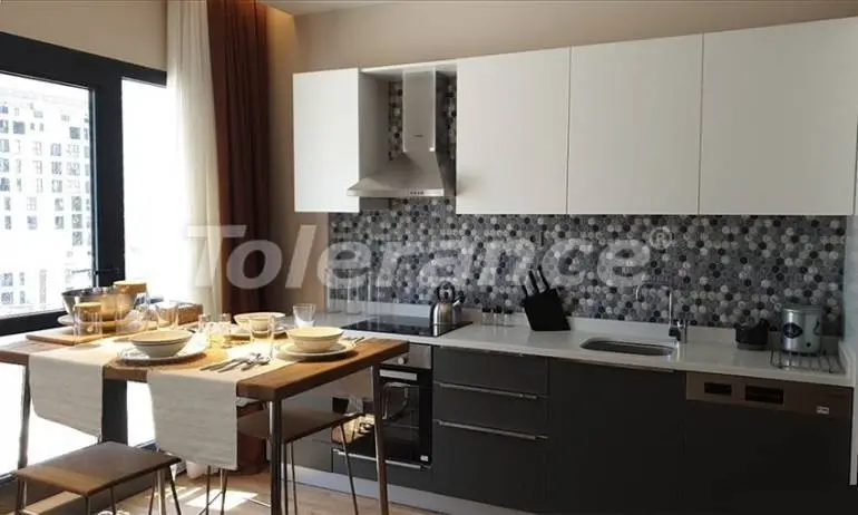 Квартира от застройщика в Эсеньюрт, Стамбул вид на море с бассейном: купить недвижимость в Турции - 36867