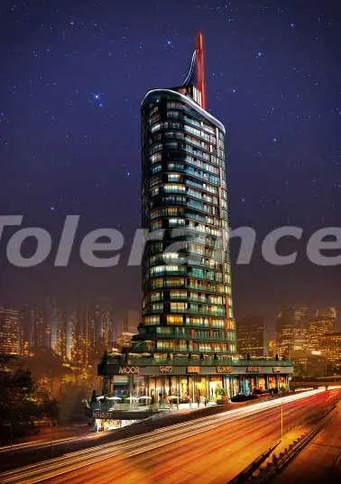 Квартира от застройщика в Эсеньюрт, Стамбул с бассейном - 9684 Квартира от застройщика в Эсеньюрт, Стамбул с бассейном: купить недвижимость в Турции - 9684