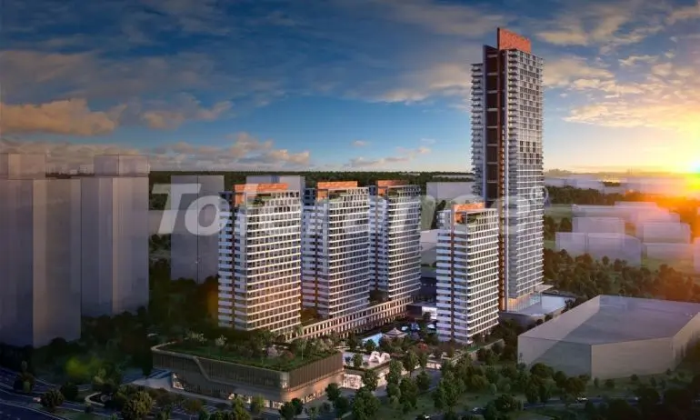 Квартира в Эсеньюрт, Стамбул с бассейном в рассрочку: купить недвижимость в Турции - 21153