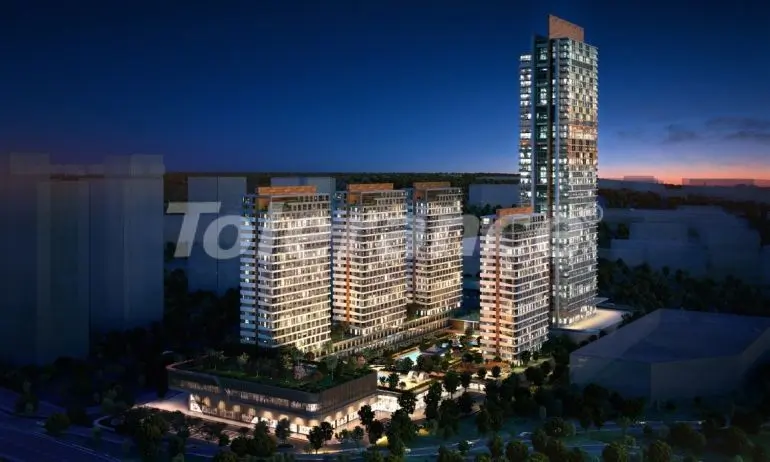 Квартира в Эсеньюрт, Стамбул с бассейном в рассрочку: купить недвижимость в Турции - 21154