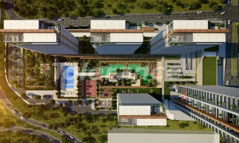 Квартира в Эсеньюрт, Стамбул с бассейном в рассрочку: купить недвижимость в Турции - 21161