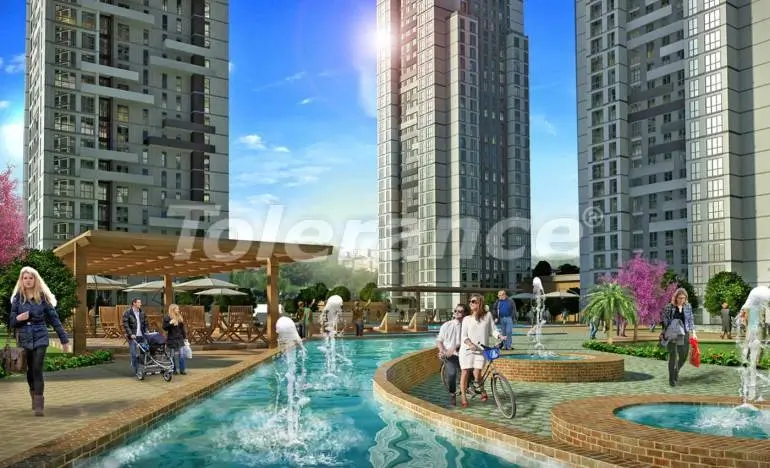 Квартира от застройщика в Эсеньюрт, Стамбул с бассейном: купить недвижимость в Турции - 25605