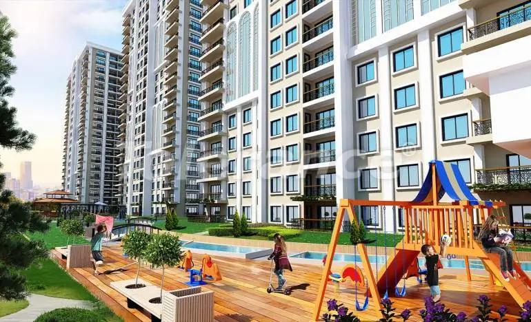 Квартира в Эсеньюрт, Стамбул с бассейном в рассрочку: купить недвижимость в Турции - 25696