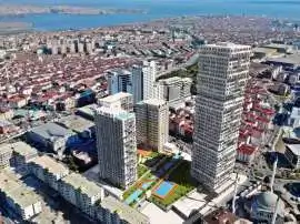 Квартира в Эсеньюрт, Стамбул с бассейном в рассрочку: купить недвижимость в Турции - 26376