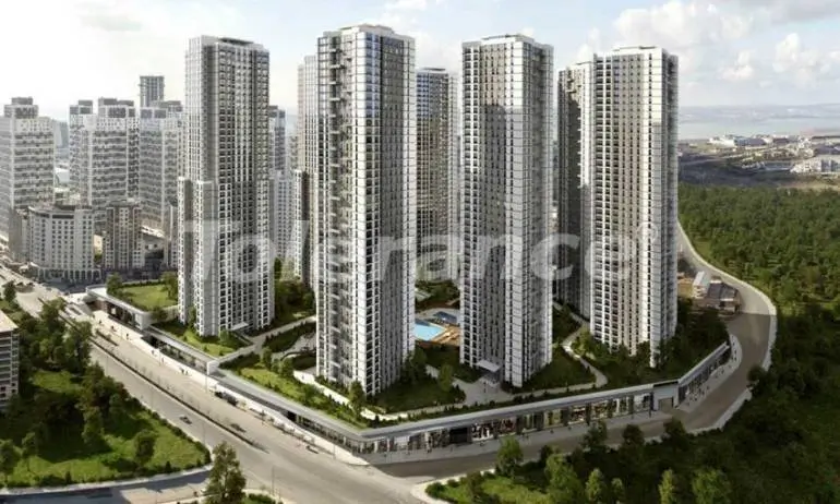 Квартира от застройщика в Эсеньюрт, Стамбул с бассейном: купить недвижимость в Турции - 36682