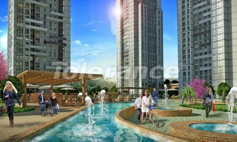 Квартира от застройщика в Эсеньюрт, Стамбул с бассейном: купить недвижимость в Турции - 36683