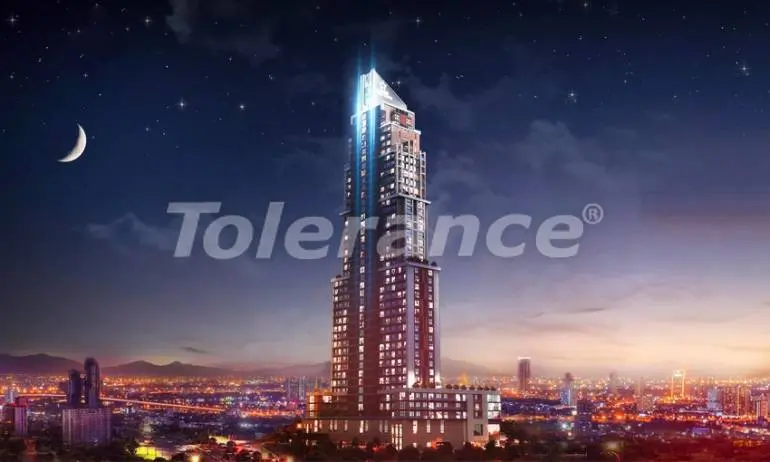 Квартира от застройщика в Эсеньюрт, Стамбул с бассейном в рассрочку: купить недвижимость в Турции - 37896