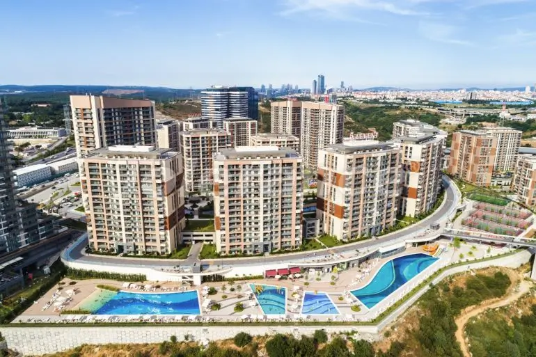 Квартира в Эйюп Султан, Стамбул с бассейном: купить недвижимость в Турции - 36219