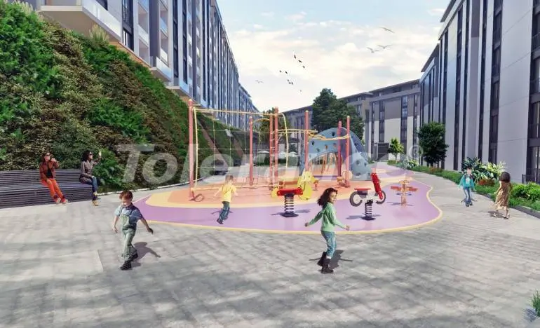 Квартира от застройщика в Эйюп Султан, Стамбул вид на море с бассейном: купить недвижимость в Турции - 26509