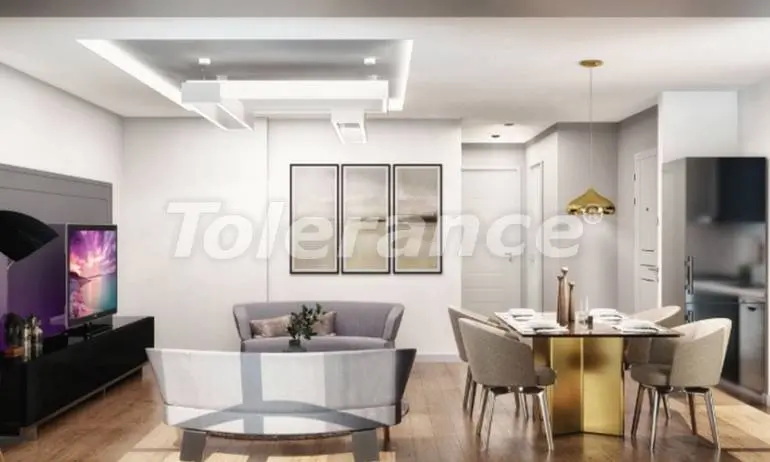 Квартира от застройщика в Эйюп Султан, Стамбул вид на море с бассейном: купить недвижимость в Турции - 37859