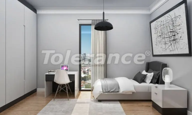 Квартира от застройщика в Эйюп Султан, Стамбул вид на море с бассейном: купить недвижимость в Турции - 37864