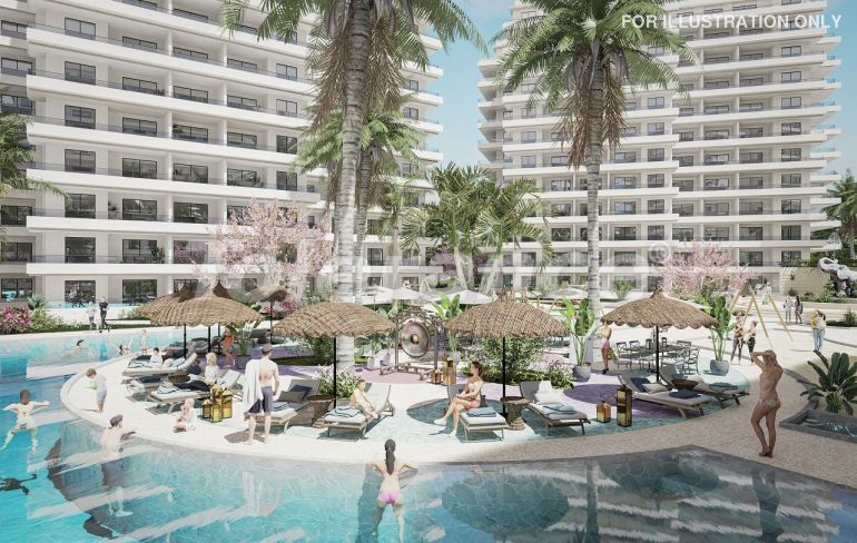 Квартира от застройщика в Фамагуста, Северный Кипр с бассейном в рассрочку: купить недвижимость в Турции - 110616