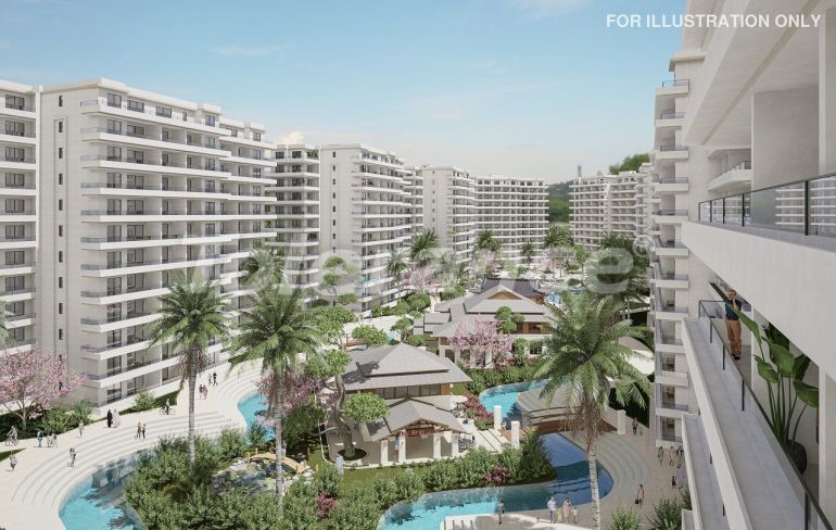 Квартира от застройщика в Фамагуста, Северный Кипр с бассейном в рассрочку: купить недвижимость в Турции - 110618