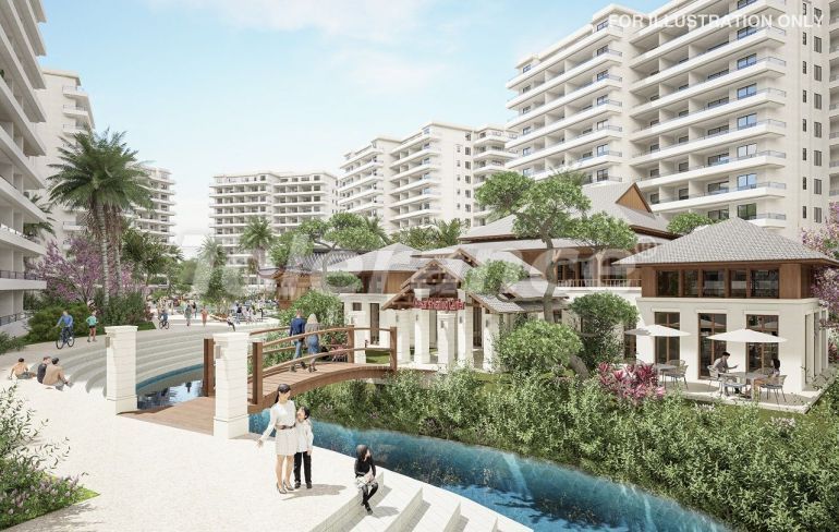 Квартира от застройщика в Фамагуста, Северный Кипр с бассейном в рассрочку: купить недвижимость в Турции - 110619